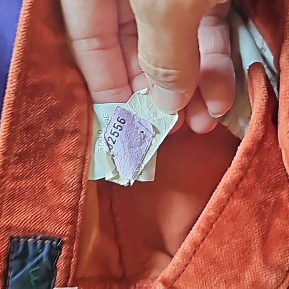 Women's size 10 Boden felt jeans burnt orange color 100% cotton - Picture 5 of 7